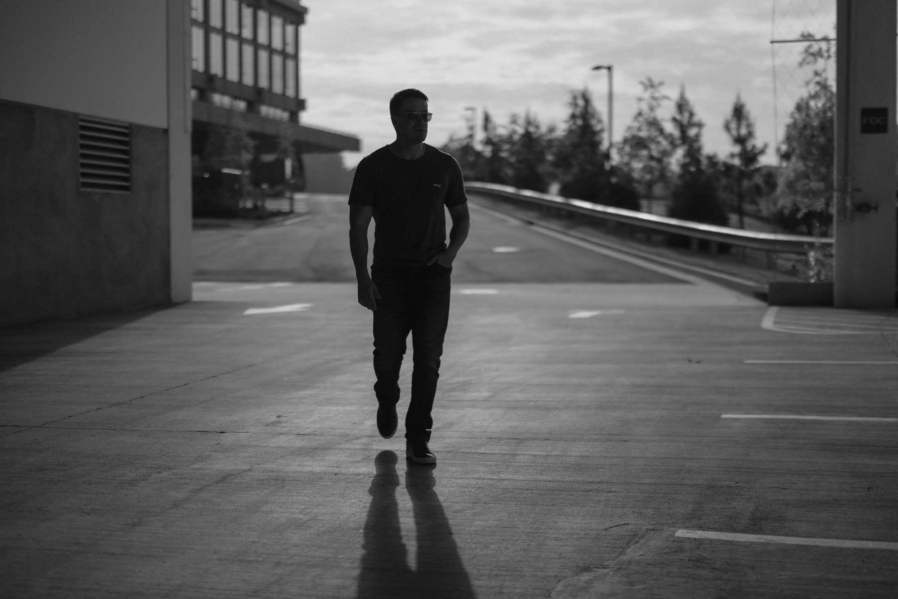 Eddy Perez walking